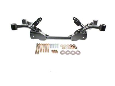 BMR K-Member with LS1 Motor Mounts; Factory Steering; Black Hammertone (82-92 Firebird w/o OE Lower Control Arms)