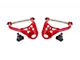 BMR Pro-Touring Non-Adjustable Lower Control Arms with Tall Ball Joints; Delrin Bushings; Red (67-69 Firebird)