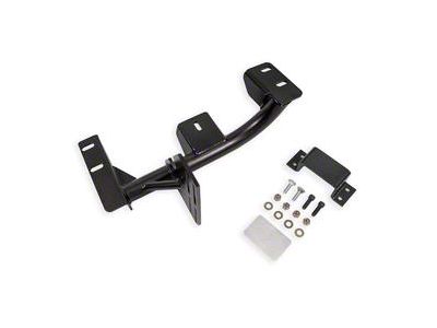 BMR 4L60E Transmission Torque Arm Relocation Crossmember; Black Hammertone (93-97 5.7L Firebird)