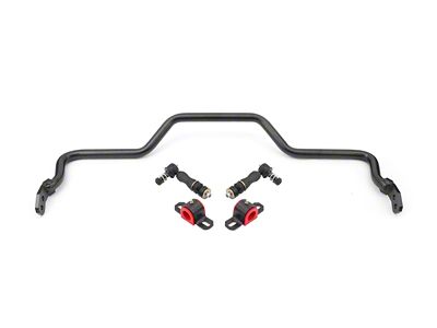 BMR Adjustable Rear Sway Bar; Black Hammertone (82-02 Firebird)