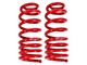 BMR Front Lowering Springs; Handling Version; Red (93-02 Firebird)