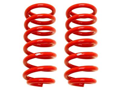 BMR Front Lowering Springs; Red (93-02 Firebird)