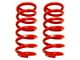 BMR Front Lowering Springs; Red (93-02 Firebird)