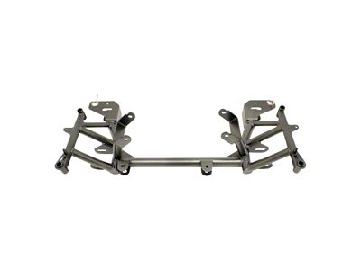 BMR K-Member with LS1 Motor Mounts; Factory Rack Mount; Black Hammertone (98-02 5.7L Firebird)