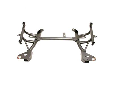 BMR K-Member with LS1 Motor Mounts; Pinto Rack Mount; Black Hammertone (98-02 5.7L Firebird w/ Turbocharger)