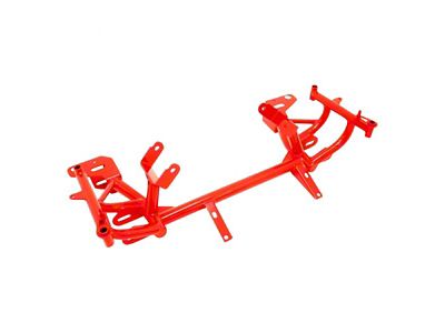 BMR K-Member with LS1 Motor Mounts; Pinto Rack Mount; Red (98-02 5.7L Firebird w/ Turbocharger)