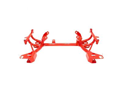 BMR K-Member with LS1 Motor Mounts; Standard Rack Mount; Red (98-02 5.7L Firebird w/ Turbocharger)