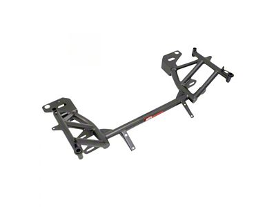 BMR K-Member without Motor Mounts; Pinto Rack Mount; Black Hammertone (93-02 Firebird)