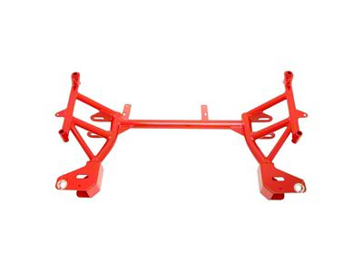 BMR K-Member without Motor Mounts; Pinto Rack Mount; Red (93-02 Firebird)