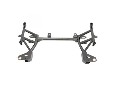 BMR K-Member without Motor Mounts; Standard Rack Mount; Black Hammertone (93-02 Firebird)