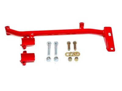 BMR Manual Steering Conversion Bracket; Red (93-02 Firebird)