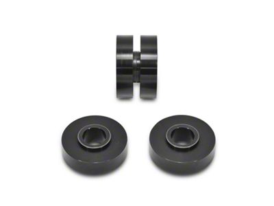 BMR Motor Mount Solid Bushing Upgrade Kit; Black Anodized (93-02 Firebird)