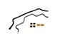 BMR Non-Adjustable Front and Rear Sway Bars; Black Hammertone (93-02 Firebird)