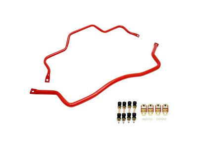 BMR Non-Adjustable Front and Rear Sway Bars; Red (93-02 Firebird)