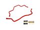 BMR Non-Adjustable Front and Rear Sway Bars; Red (93-02 Firebird)