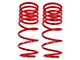 BMR Rear Lowering Springs; Handling Version; Red (93-02 Firebird)