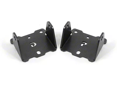 BMR Solid Engine Side Motor Mount Kit; Black Hammertone (82-92 Firebird)