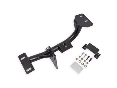 BMR T-56 Transmission Torque Arm Relocation Crossmember; Black Hammertone (98-02 5.7L Firebird)