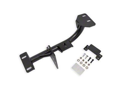 BMR TH400 Transmission Torque Arm Relocation Crossmember; Black Hammertone (98-02 5.7L Firebird)