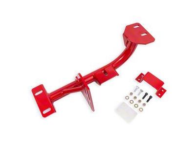 BMR TH400 Transmission Torque Arm Relocation Crossmember; Red (98-02 5.7L Firebird)