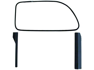 Bob Drake Front Door Window Channel Kit (37-39 Ford Car Tudor)