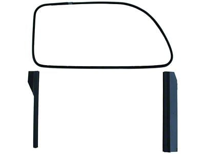 Bob Drake Front Door Window Channel Kit (37-39 Ford Car 5-Window Coupe, Fordor)