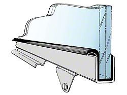 Bob Drake Glass to Door Channel Seal (32-38 Ford Car, Ford Truck)