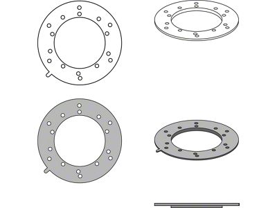 Bob Drake Gas Tank Sending Unit Gasket (48-59 F1, F-100, F2, F-250, F3, F-350, F4)