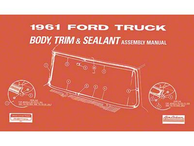 Body and Interior Assembly Manual - 1961 Pickup - 52 Pages