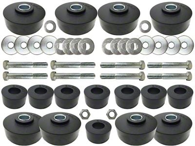 Body Mount Bushing and Hardware Kit (60-64 Impala Sedan)