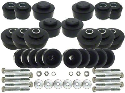 Body Mount Bushing and Hardware Kit (68-72 El Camino)