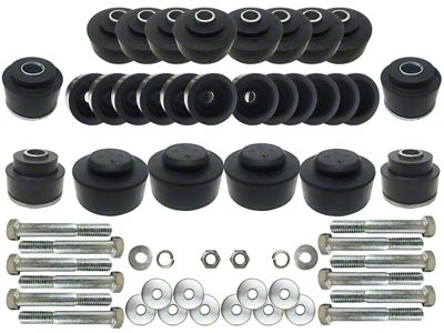 Body Mount Bushing and Hardware Kit (68-72 442 Convertible, Cutlass Convertible)