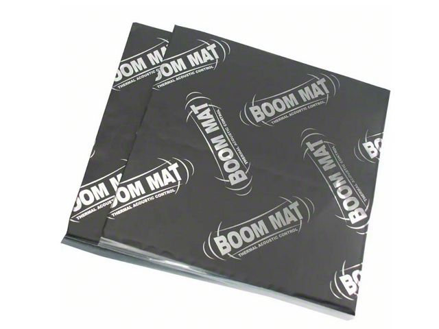 Boom Mat Damping Material - 12 x 12-1/2 2mm - 8.3 Sq Ft - 8 Sheets