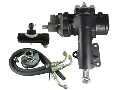 Borgeson Power Steering Conversion Kit; 12.7:1 Ratio (63-66 Corvette C2 w/ Power Steering)