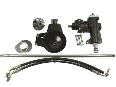 Borgeson Power Steering Conversion Kit; 14:1 Ratio (64-66 289/302/351W V8 Mustang w/ Manual Steering)