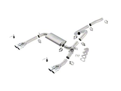 Borla S-Type Cat-Back Exhaust with Polished Tips (95-97 5.7L Firebird w/ Dual Catalytic Converters)