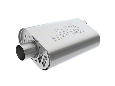 Borla S-Type Crate Offset/Center Muffler; 2.50-Inch (Universal; Some Adaptation May Be Required)