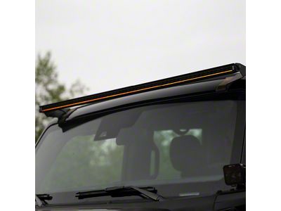 Borne Off-Road 20-Inch Single Row Straight LED Light Bar; Combo Spot/Flood Beam (Universal; Some Adaptation May Be Required)