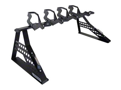 Boundry TrailBreaker Truck Bed Chase Rack with 4-Bike Attachment (Universal; Some Adaptation May Be Required)