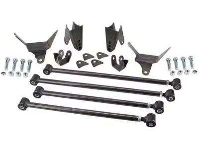 Bous Performance Triangulated Rear 4-Link Kit; Raw (28-31 Model A, Model AA)