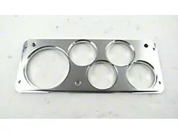 Bous Performance 5-Hole Dash Gauge Panel; Polished Aluminum (1940 Ford Car, Ford Truck)