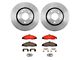 Brembo Vented Brake Front and Pad Kit; Front (98-02 Firebird)