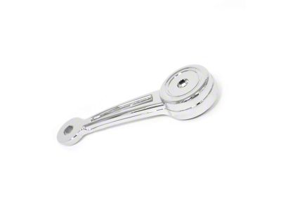 Door and Quarter Window Handle without Knob; Chrome; Driver or Passenger Side (68-77 Bronco)