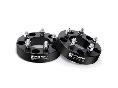 1-Inch 5-Lug Wheel Adapters; 5x4.5 to 5x5.5; Set of Two (66-96 Bronco)