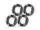 1-Inch 5-Lug Wheel Spacers; Black; Set of Four (66-96 Bronco)