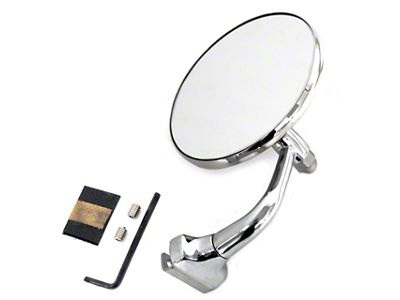 4-Inch Peep Mirror with Curved Arm (66-77 Bronco)