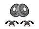 Brake Shoe and Drum Kit; Rear (87-96 Bronco)