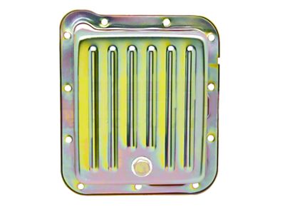 C6 Case Fill Style Transmission Pan; Zinc (73-77 Bronco)