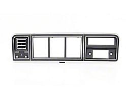 Dash Bezel with A/C Vents; Black (78-79 Bronco)