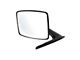 Exterior Mirror; Black (66-77 Bronco)